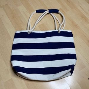 NWOT Striped Beach/Boat Tote Bag